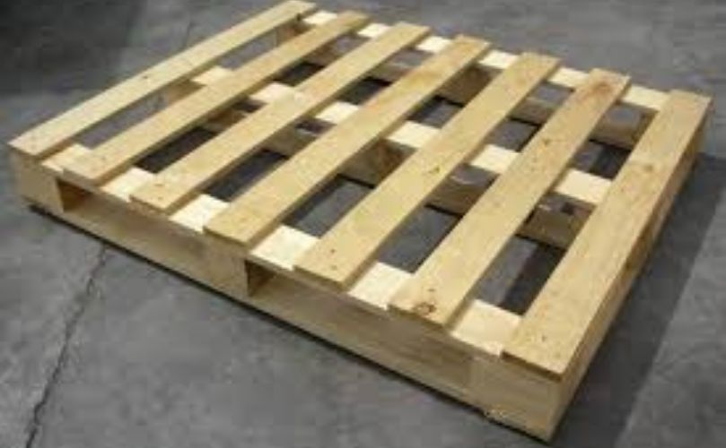 Usaron un pallet de escalera