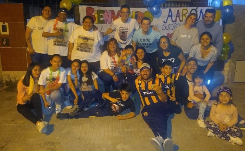 Gran recibimiento para los Alostiza