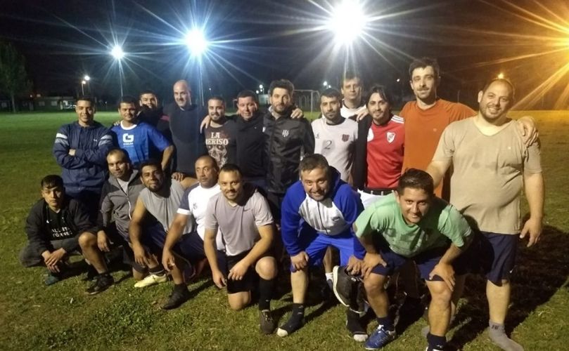 La actividad se desarrolla en la cancha de Ocampo