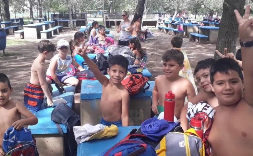 Colonia en plena actividad