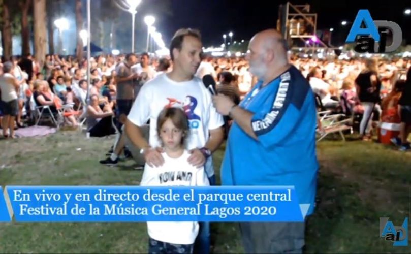 Captura de pantalla de nuestra transmisión en vivo 
