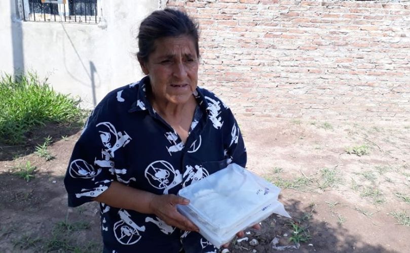 Norma también recibió sus empanadas