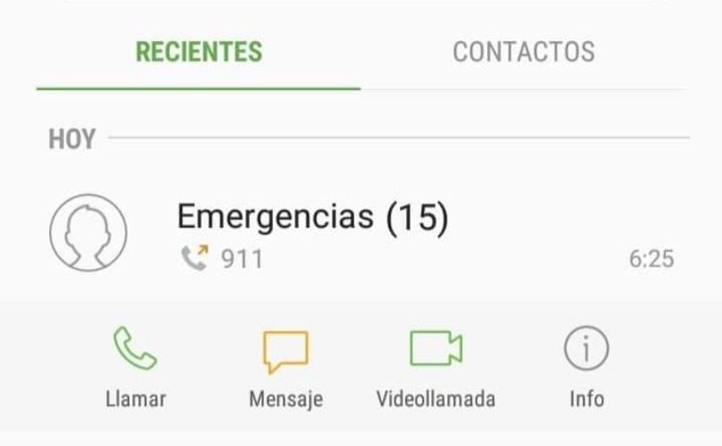 Logro comunicarse con las autoridades  tras numerosos intentos 