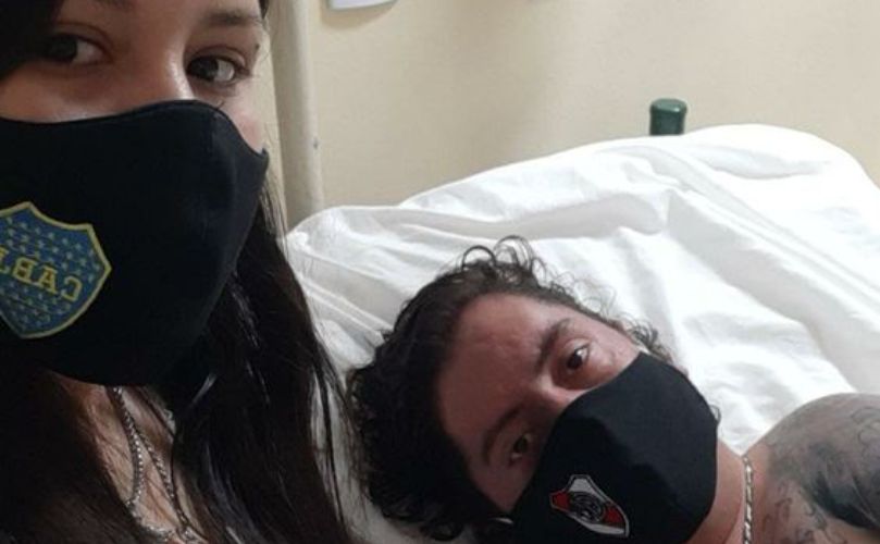 José Mansilla junto al amor de su vida