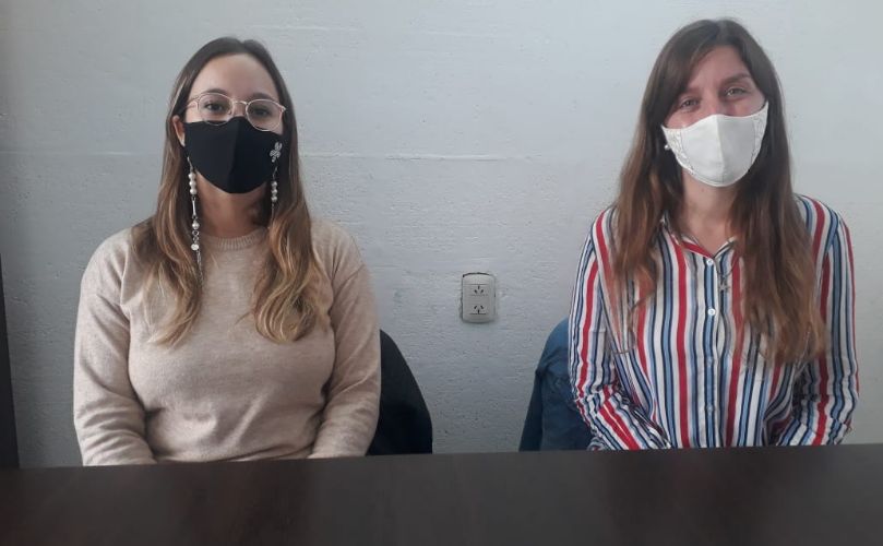 Sofía Calabrese, psicopedagoda, y Angelina Artoni, psicóloga