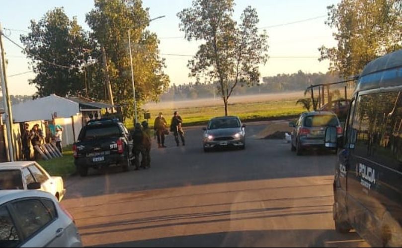 El allanamiento se realizó esta mañana