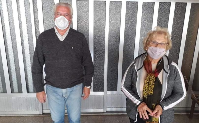 Víctor Ortiz y Ana María Belluomini