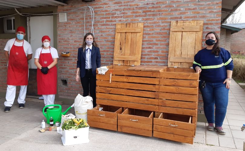 El nuevo equipamiento consta de tres módulos de compostaje 