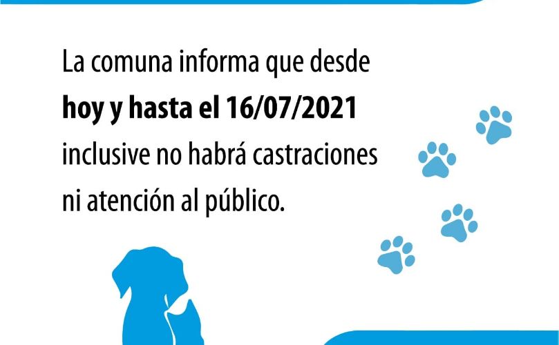 Sin castraciones temporalmente