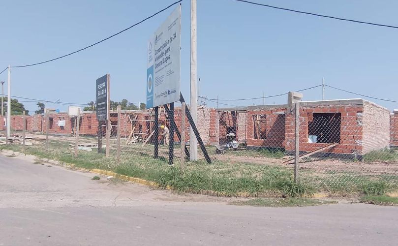 Viviendas en plena construcción