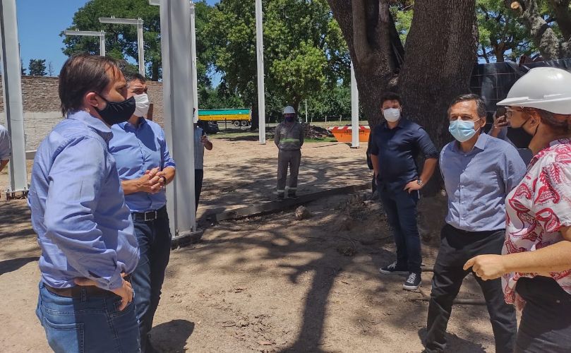 Diego Giuliano, visitó la localidad de General Lagos