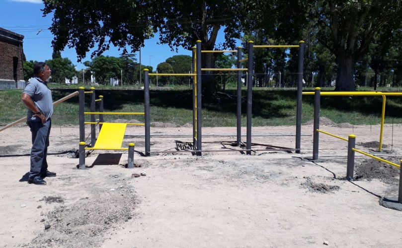 German Busamia en el nuevo circuito deportivo