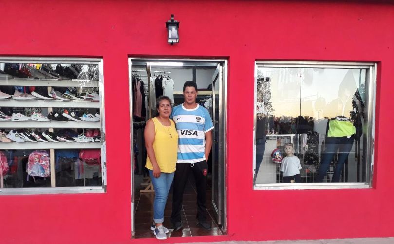 Vanesa Sosa en su nuevo emprendimiento